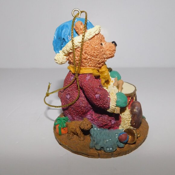Costco Noel Collection Drummer Teddy Bear Christmas Tree Ornament - Picture 5 of 5